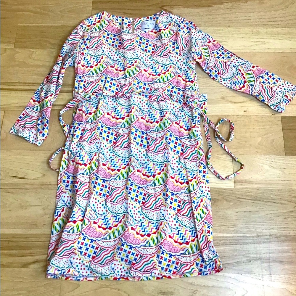 Compania fantastica size small colorful shirt dress